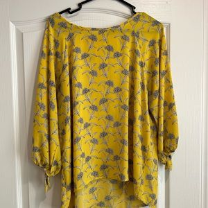 Papermoon, Tie sleeve floral blouse